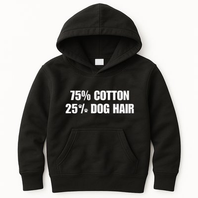 75 Cotton 25 Percent Dog Hair Kids Hoodie