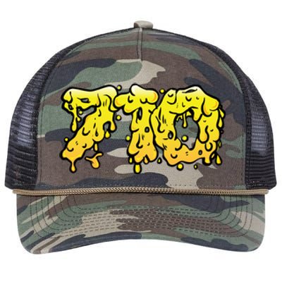 710 Concentrates Dab Art Retro Rope Trucker Hat Cap