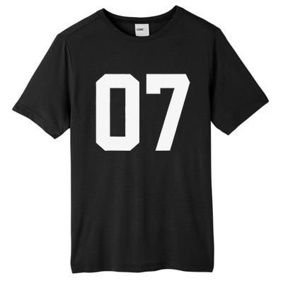 7 Cool Distressed Birthday Lucky Number Player 7th Tall Fusion ChromaSoft Performance T-Shirt