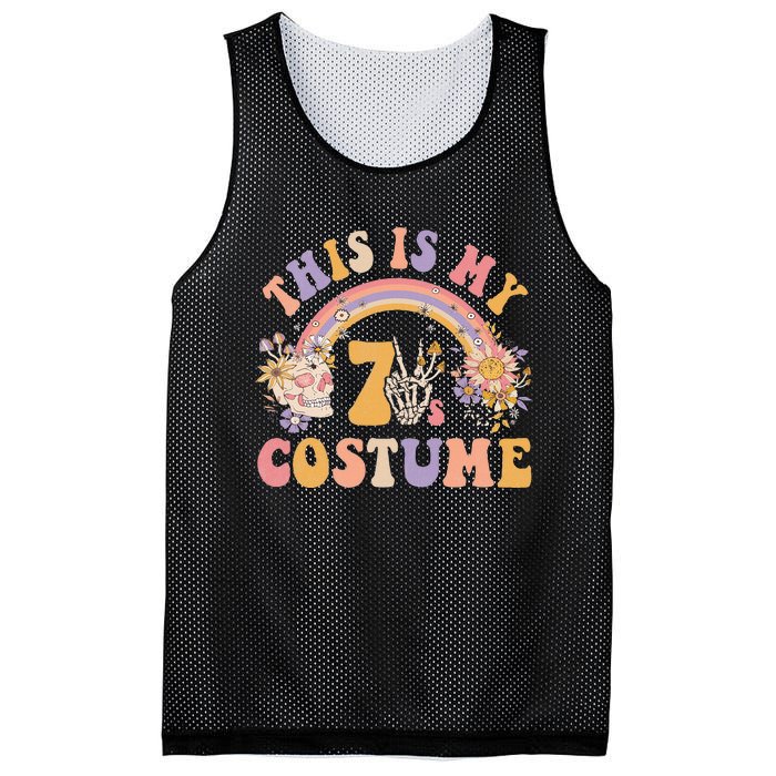 70s Costume Halloween Peace Hippie Retro Groovy Mesh Reversible Basketball Jersey Tank