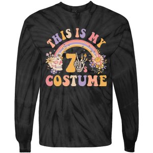 70s Costume Halloween Peace Hippie Retro Groovy Tie-Dye Long Sleeve Shirt