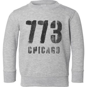 773 Chicago Illinois Souvenir Design Toddler Sweatshirt