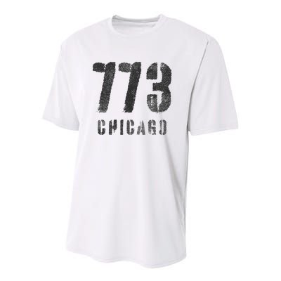 773 Chicago Illinois Souvenir Design Youth Performance Sprint T-Shirt