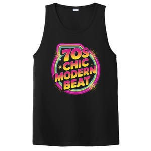 70s Chic Modern Beat Retro Groovy Funky Disco PosiCharge Competitor Tank