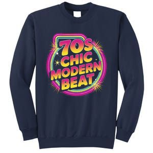 70s Chic Modern Beat Retro Groovy Funky Disco Sweatshirt