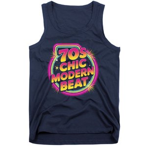 70s Chic Modern Beat Retro Groovy Funky Disco Tank Top