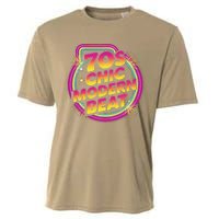 70s Chic Modern Beat Retro Groovy Funky Disco Cooling Performance Crew T-Shirt