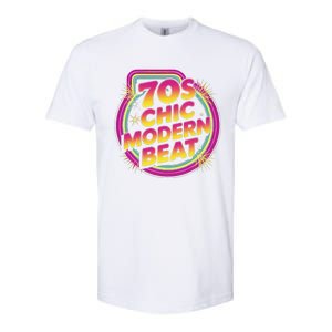 70s Chic Modern Beat Retro Groovy Funky Disco Softstyle CVC T-Shirt