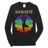 7 Chakra Namaste Reiki Kundalini Yoga Tall Long Sleeve T-Shirt