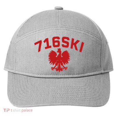 716SKI Dyngus Day Buffalo NY Polish Eagle 7-Panel Snapback Hat