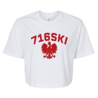 716SKI Dyngus Day Buffalo NY Polish Eagle Bella+Canvas Jersey Crop Tee