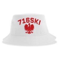 716SKI Dyngus Day Buffalo NY Polish Eagle Sustainable Bucket Hat
