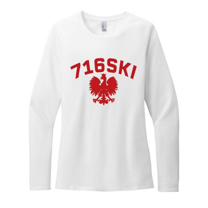 716SKI Dyngus Day Buffalo NY Polish Eagle Womens CVC Long Sleeve Shirt