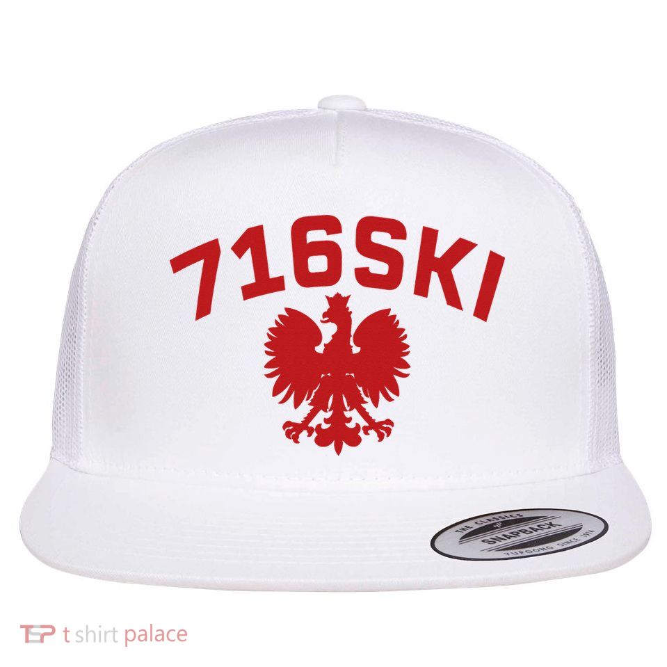 716SKI Dyngus Day Buffalo NY Polish Eagle Flatbill Hat