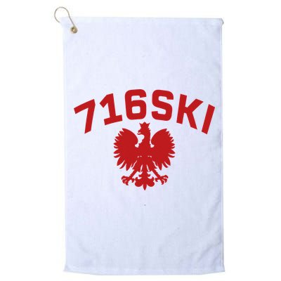 716SKI Dyngus Day Buffalo NY Polish Eagle Golf Towel