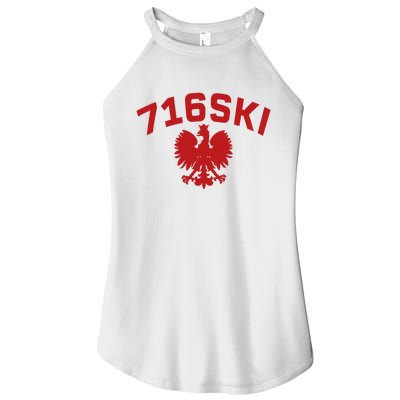 716SKI Dyngus Day Buffalo NY Polish Eagle Women's Perfect Tri Rocker Tank