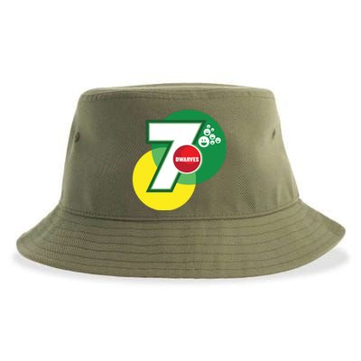 7 Dwarves Parody Sustainable Bucket Hat