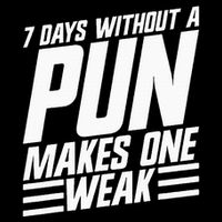 7 Days Without A Pun Makes One Weak Punthemed Jokester 16 in Basic Backpack