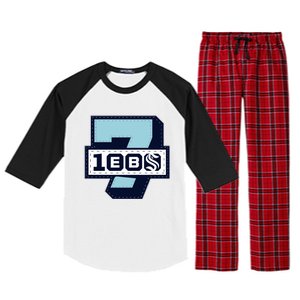 7 Ebs 1000 Raglan Sleeve Pajama Set