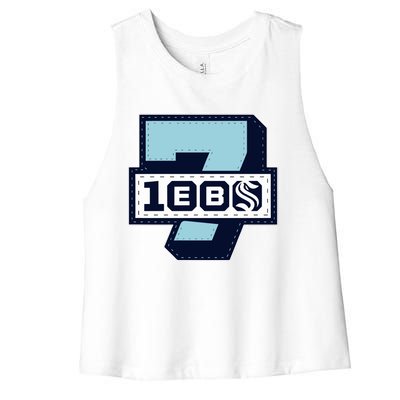 7 Ebs 1000 Women's Racerback Cropped Tank