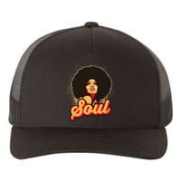 70s Funk Afro Women Soul Retro Yupoong Adult 5-Panel Trucker Hat