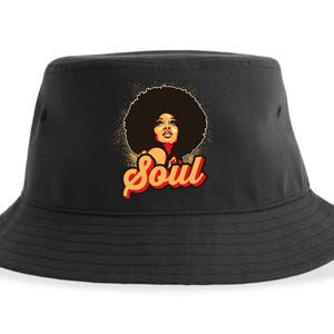 70s Funk Afro Women Soul Retro Sustainable Bucket Hat