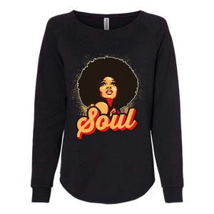 70s Funk Afro Women Soul Retro Womens California Wash Sweatshirt