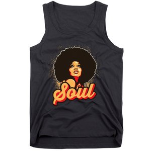 70s Funk Afro Women Soul Retro Tank Top