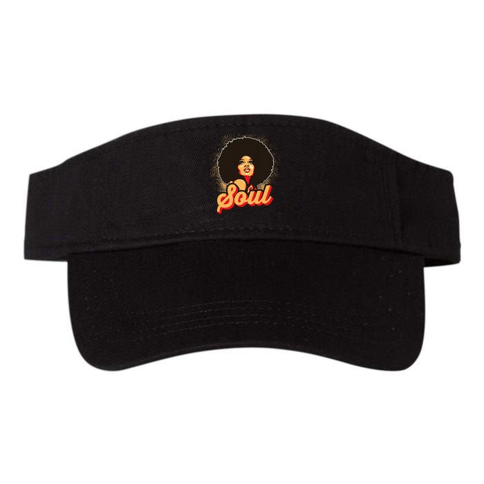 70s Funk Afro Women Soul Retro Valucap Bio-Washed Visor