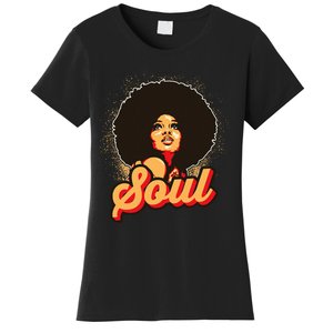 70s Funk Afro Women Soul Retro Women's T-Shirt