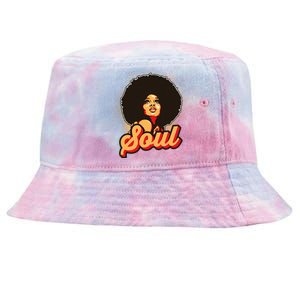 70s Funk Afro Women Soul Retro Tie-Dyed Bucket Hat