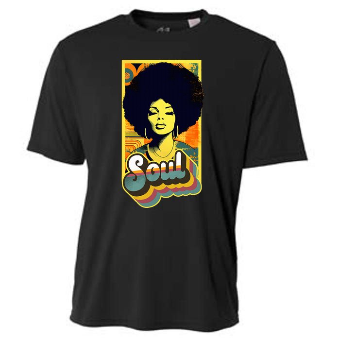 70s Funk Afro Soul Cooling Performance Crew T-Shirt