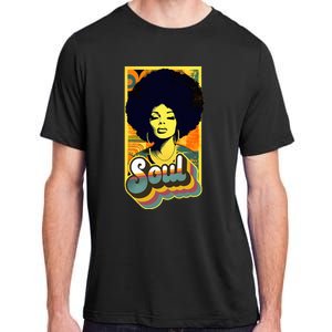 70s Funk Afro Soul Adult ChromaSoft Performance T-Shirt