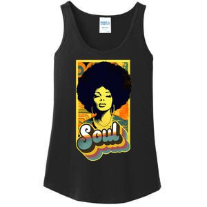 70s Funk Afro Soul Ladies Essential Tank