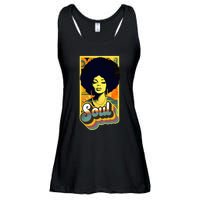 70s Funk Afro Soul Ladies Essential Flowy Tank