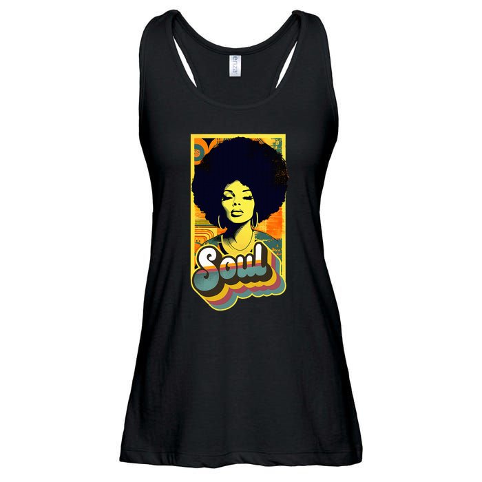 70s Funk Afro Soul Ladies Essential Flowy Tank