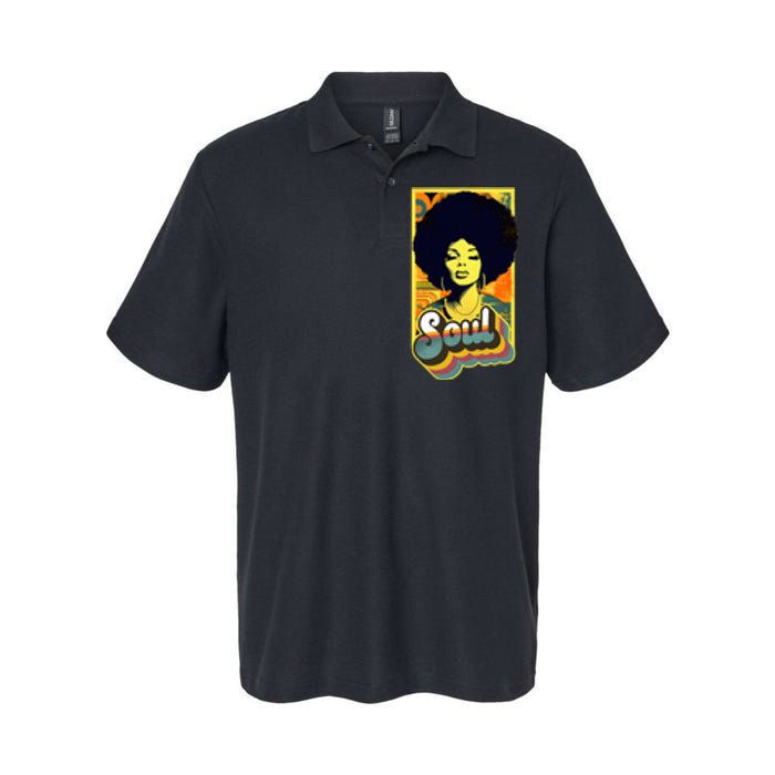 70s Funk Afro Soul Softstyle Adult Sport Polo