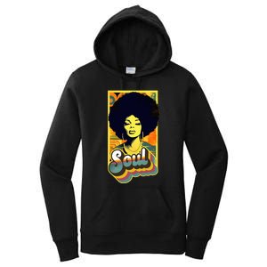 70s Funk Afro Soul Women's Pullover Hoodie