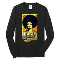 70s Funk Afro Soul Tall Long Sleeve T-Shirt