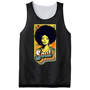 70s Funk Afro Soul Mesh Reversible Basketball Jersey Tank