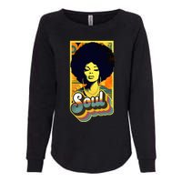 70s Funk Afro Soul Womens California Wash Sweatshirt