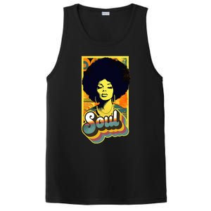 70s Funk Afro Soul PosiCharge Competitor Tank