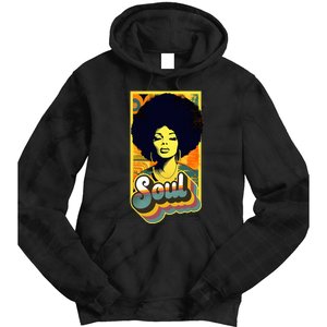 70s Funk Afro Soul Tie Dye Hoodie