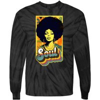 70s Funk Afro Soul Tie-Dye Long Sleeve Shirt