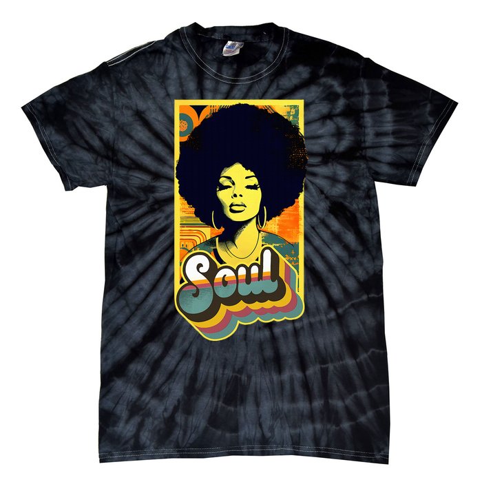 70s Funk Afro Soul Tie-Dye T-Shirt