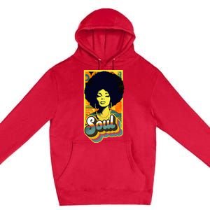 70s Funk Afro Soul Premium Pullover Hoodie