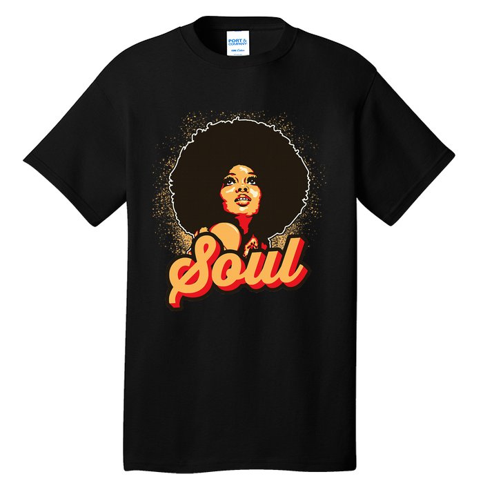 70s Funk Afro Soul Retro Vintage Tall T-Shirt