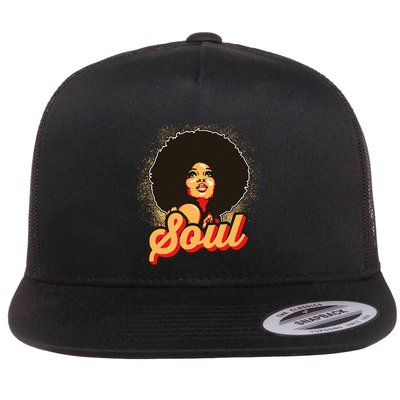 70s Funk Afro Soul Retro Vintage Flatbill Hat