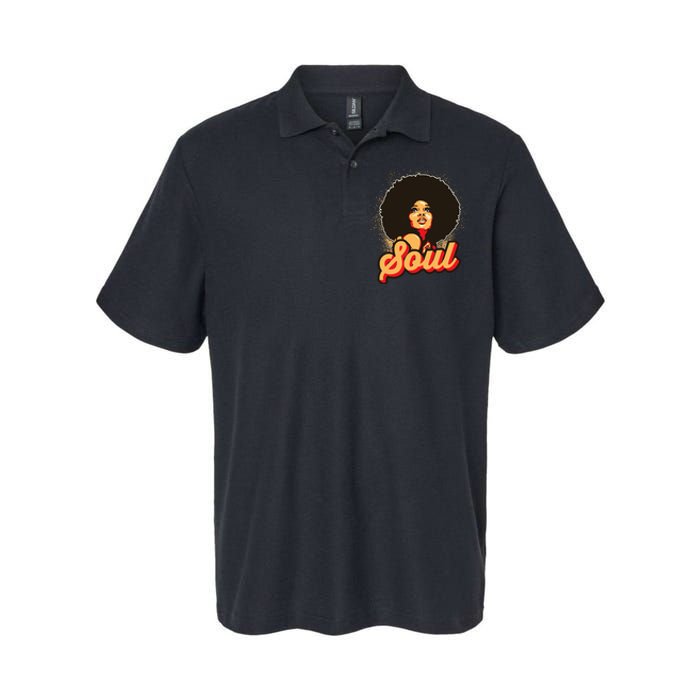 70s Funk Afro Soul Retro Vintage Softstyle Adult Sport Polo