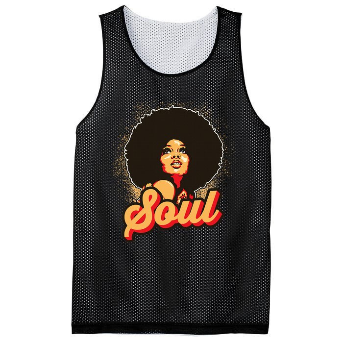 70s Funk Afro Soul Retro Vintage Mesh Reversible Basketball Jersey Tank